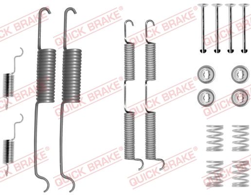 QUICK BRAKE Tarvikesarja, jarrukengät 105-0727